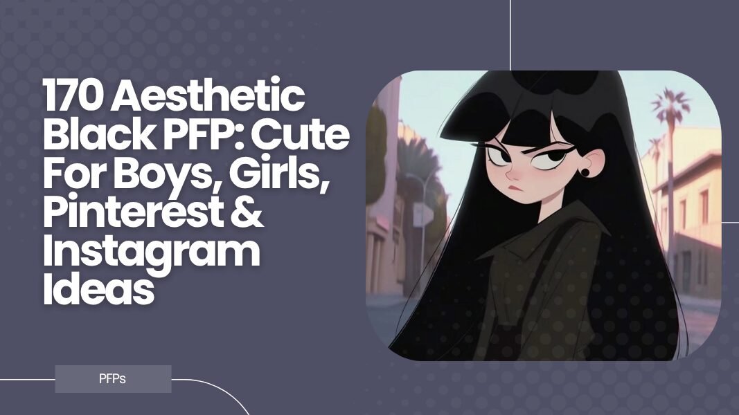 Aesthetic Black PFP