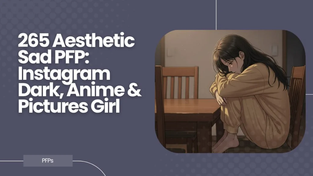 Aesthetic Sad PFP
