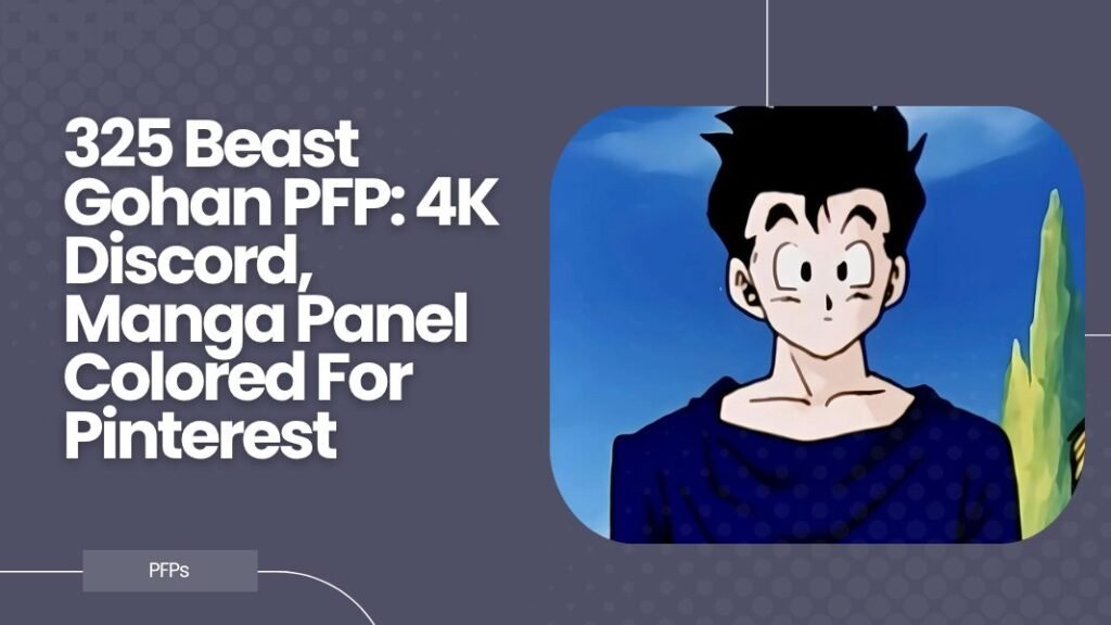 Beast Gohan PFP