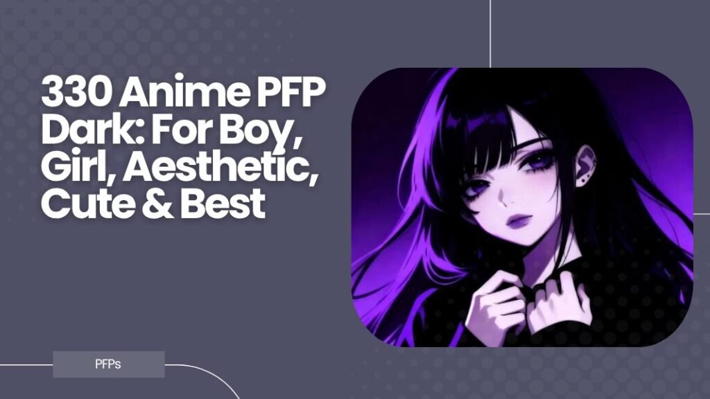 Anime PFP Dark