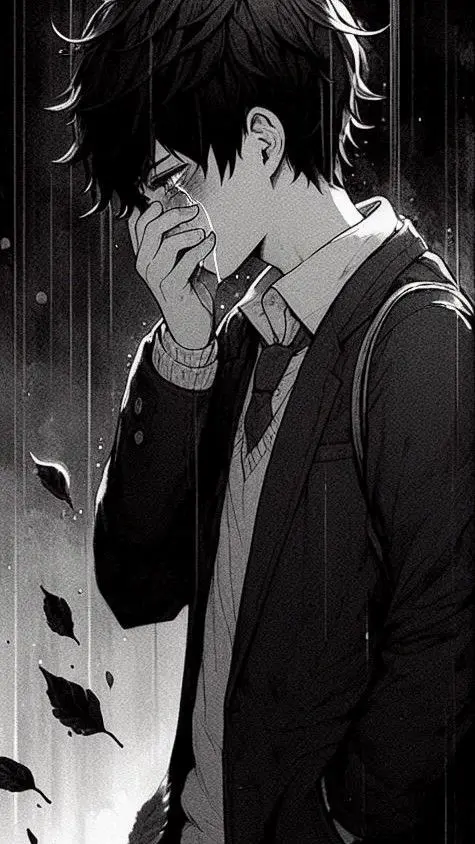Sad Pfp Dark Aesthetic Anime Boy