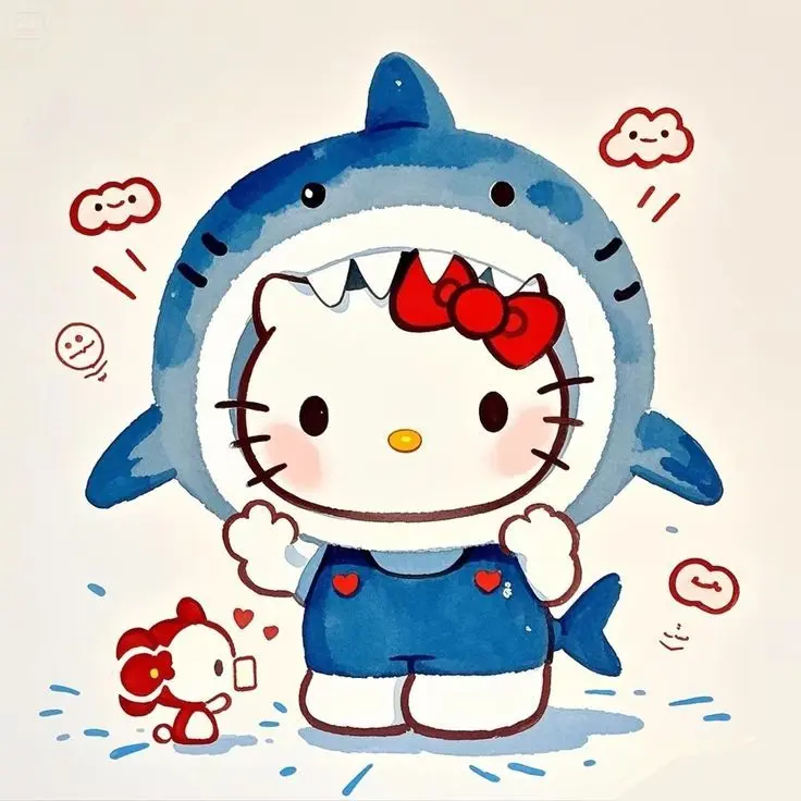 Shark Pfp Cute Cartoon