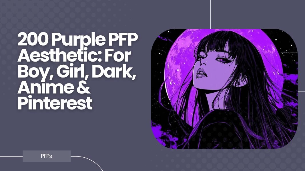Purple PFP Aesthetic