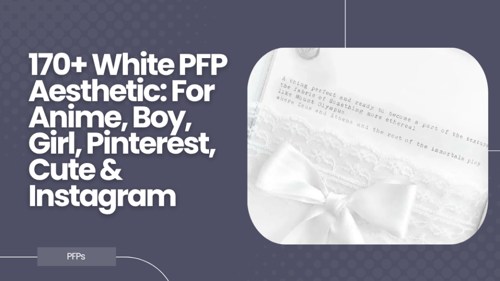White PFP Aesthetic