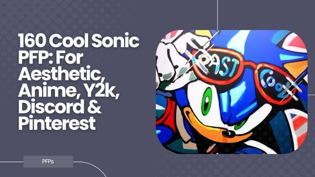 Cool Sonic PFP