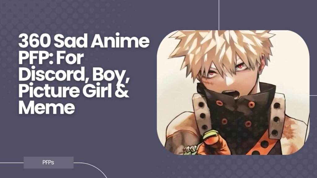 Sad Anime PFP
