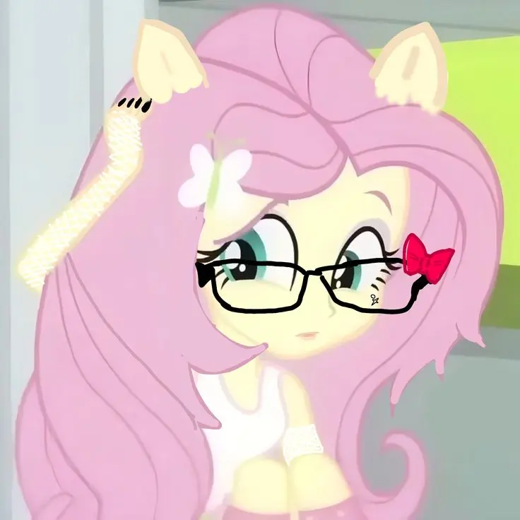 Fluttershy Pfp Cutecore Glasses