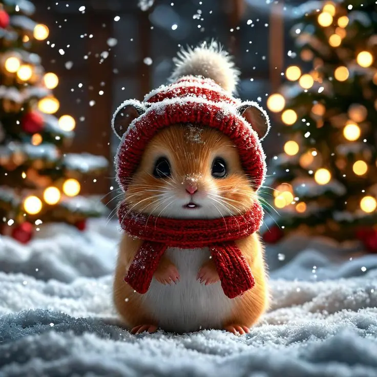 Hamster PFP Christmas