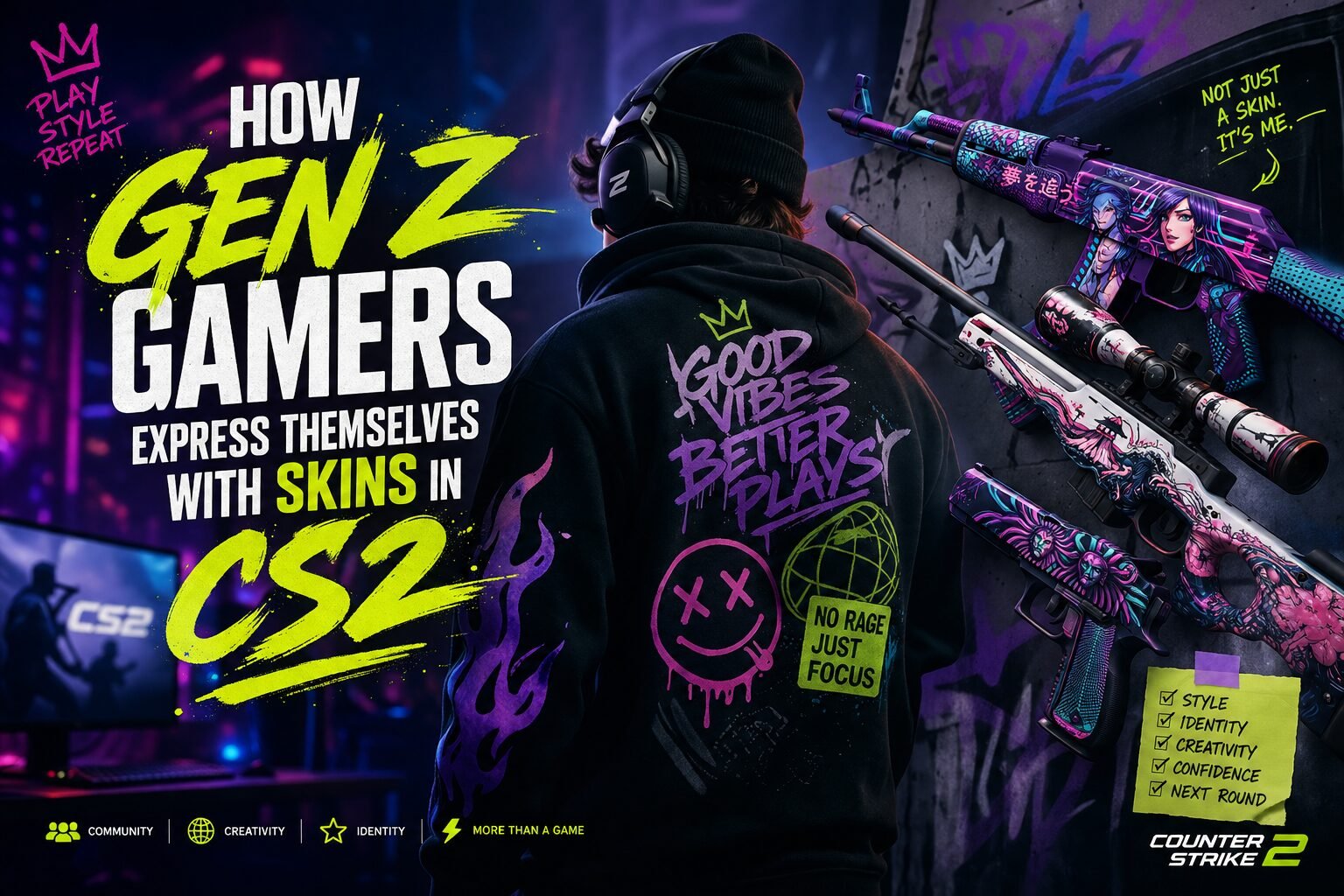 How Gen Z Gamers Express Themselves with Skins in CS2? 