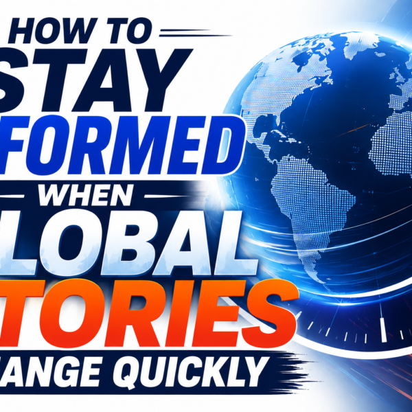 How to Stay Informed When Global Stories Change Quickly