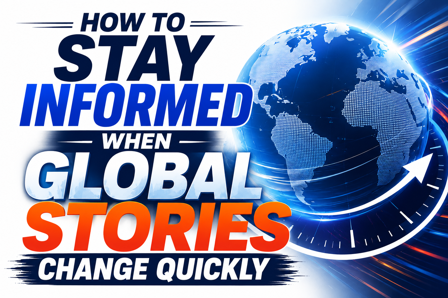 How to Stay Informed When Global Stories Change Quickly